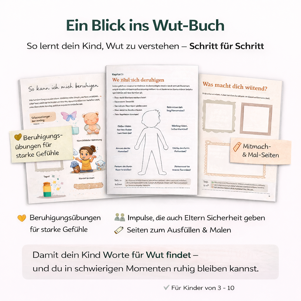Gefühlszauber Wut-Buch – Mach dein Kind emotional stark!