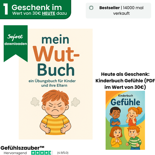 Gefühlszauber Duo – Mein Wut-Buch + Kinderbuch Gefühle